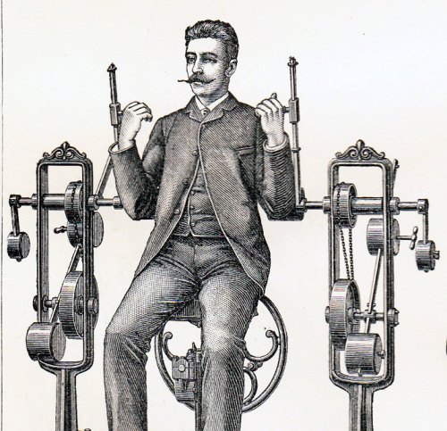 A Victorian buttock clencher.